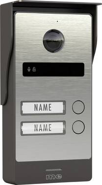 m-e modern-electronics ALL-V20 S  Buitenunit voor Video-deurstation 2-draads  RVS