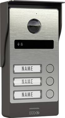 m-e modern-electronics ALL-V30 S  Buitenunit voor Video-deurstation 2-draads  RVS