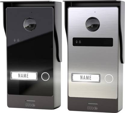 m-e modern-electronics ALL-V10B-M7W-IPS   Video-deurintercom WiFi, 2-draads  Wit/zwart