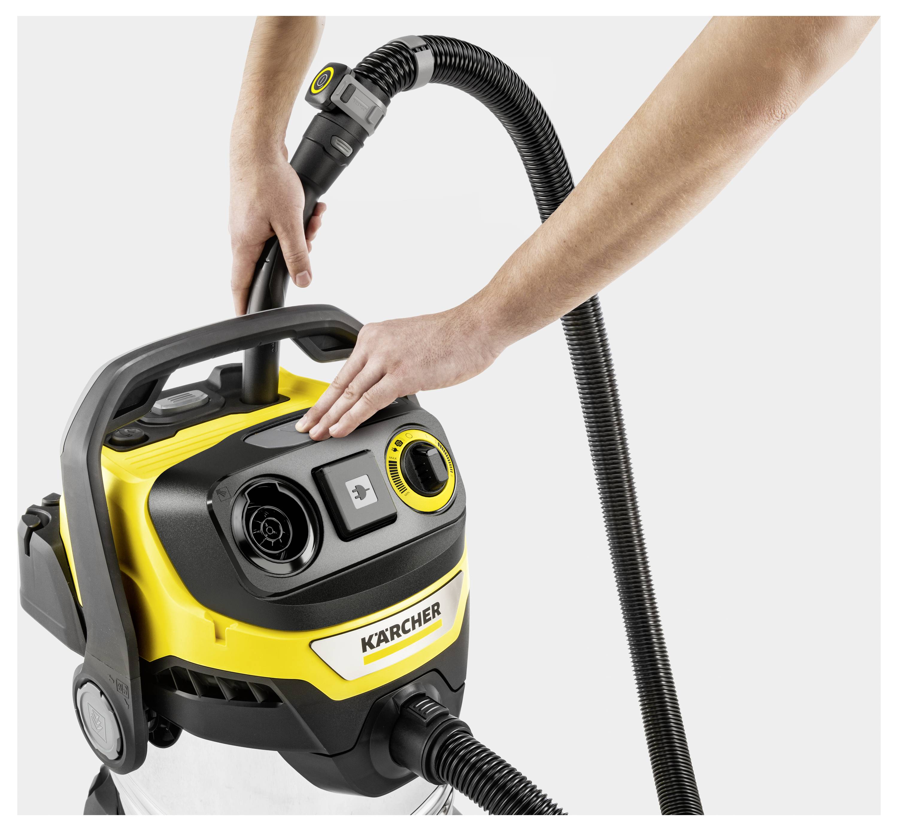 Kärcher Home & Garden WD 7 Control P S 30/6/35/T 1.628-385.0 Nat- en droogzuiger 1400 W 30 l Halfautomatische filterrein-4