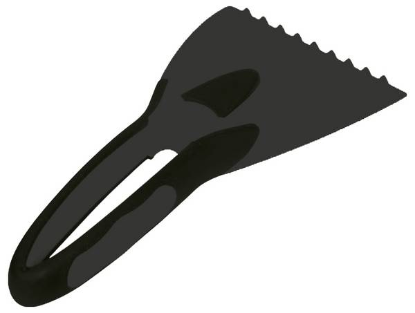 IWH  Kunststof IJskrabber Softgrip (l x b x h) 210 x 95 x 25 mm Auto Zwart
