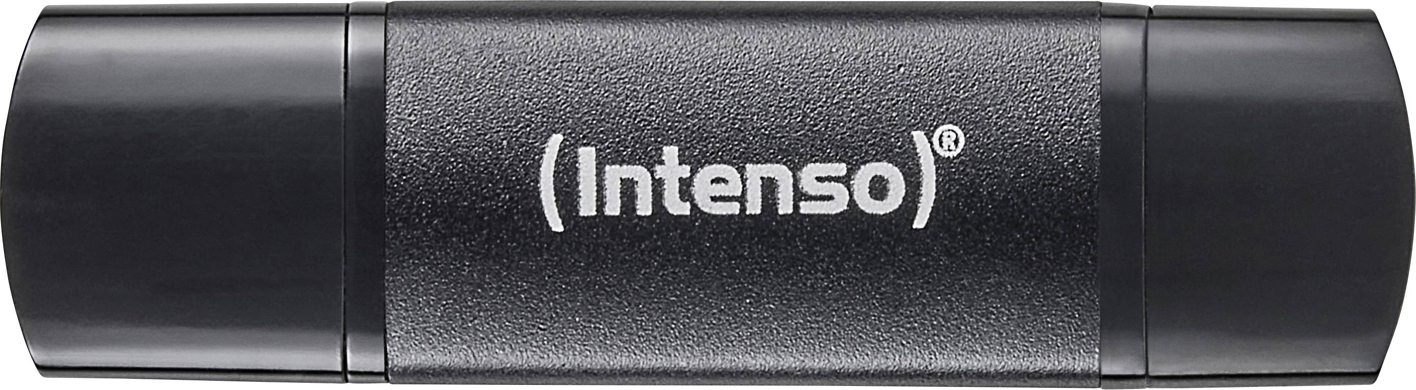 Intenso Flex Line USB-stick Retail 32 GB Zwart 3544480 USB-A 3.2 Gen 1, USB-C 3.2 Gen 1-0