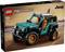 'LEGO Technic Jeep Wrangler Rubicon' set met 723 onderdelen, aanbevolen voor kinderen van 10 jaar en ouder, afgebeeld op een doos met strandthema.