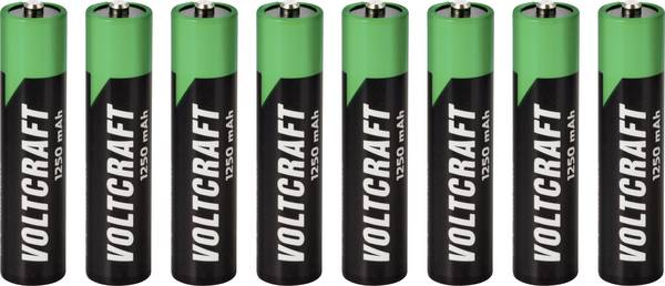 VOLTCRAFT  Oplaadbare AAA batterij (potlood) Li-ion 1250 mAh 1.5 V 8 stuk(s)