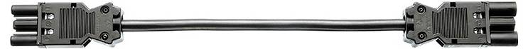 Bachmann installatiestekker stroomkabel - Wieland GST18® - GST18® / zwart - 0,50 meter-0