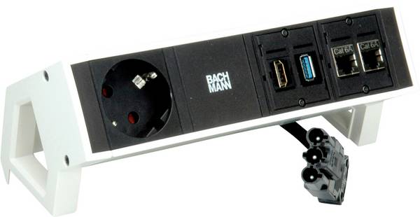 BACHMANN DESK2 1xCEE7/3 1xHDMI 2xCAT6A