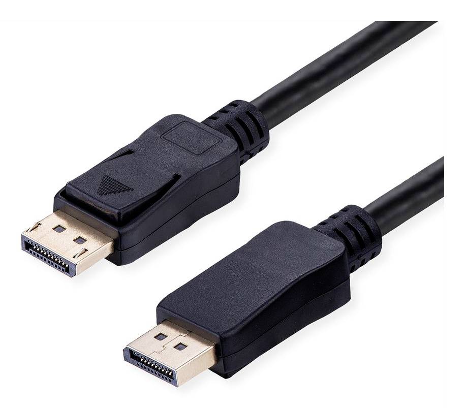 Value 11.99.6023 DisplayPort-kabel DisplayPort Aansluitkabel DisplayPort-stekker, DisplayPort-stekker 3 m Zwart 10K UHD-0