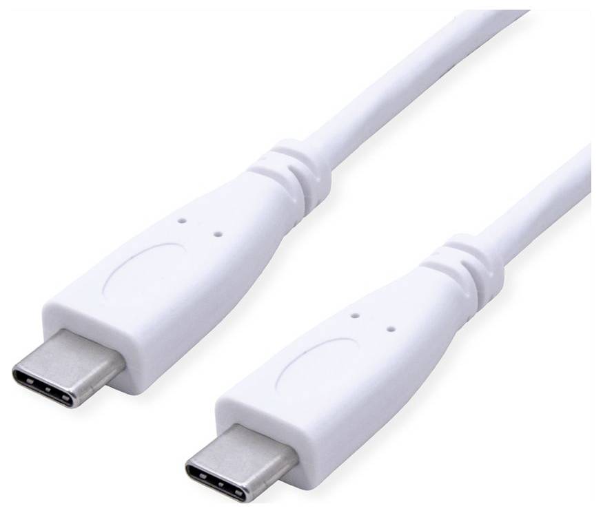 Value 11.99.9056 USB-C-kabel USB-C stekker 0.5 m Wit – Photo 2 sur 2