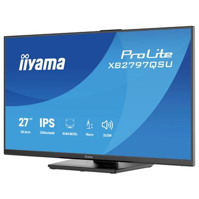 Iiyama ProLite LED-monitor Energielabel D (A - G) 68.6 cm (27 inch) 2560 x 1440 Pixel 16:9 1 ms IPS LED-9