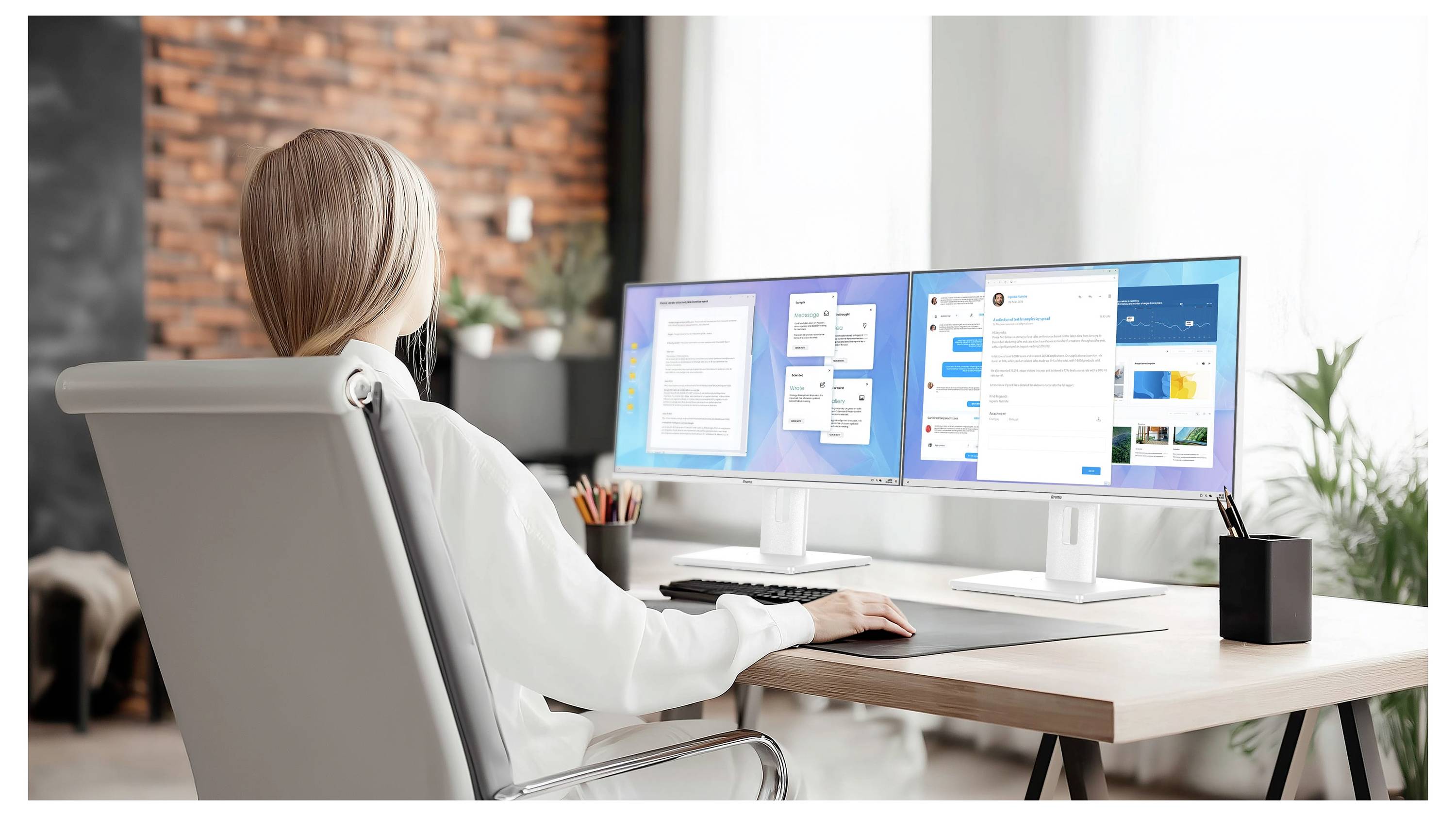 Iiyama ProLite LED-monitor Energielabel C (A - G) 60.5 cm (23.8 inch) 1920 x 1080 Pixel 16:9 4 ms IPS LED-16