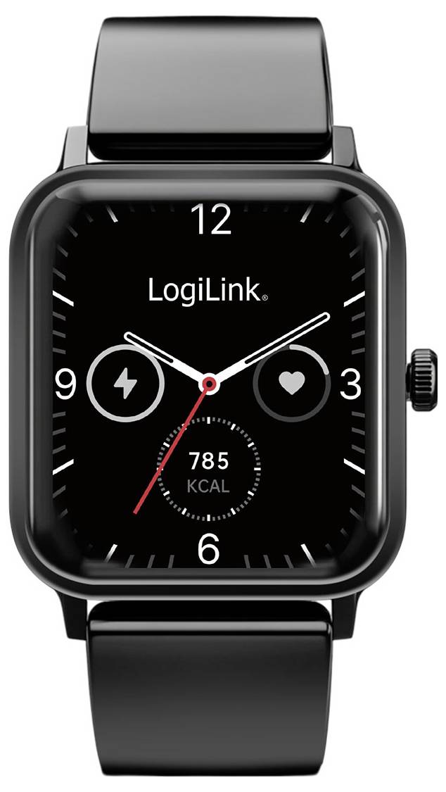 LogiLink SW0001B Smartwatch Zwart-1
