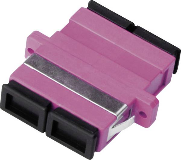Digitus DN-96018-2 Koppeling voor glasvezelkabels Violet, Zwart 1 stuk(s)