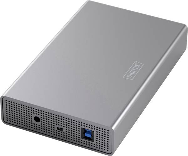 Digitus DA-71106-1 SATA-HDD-behuizing 2.5 inch, 3.5 inch USB, USB-C, USB-C 2.0, USB-C 3.1 Gen 1, USB-C 3.2 Gen 1