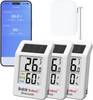 BaldrTherm HCS702B*HWG023WBRF-V2*1 Solar thermo- en hygrometer Wit