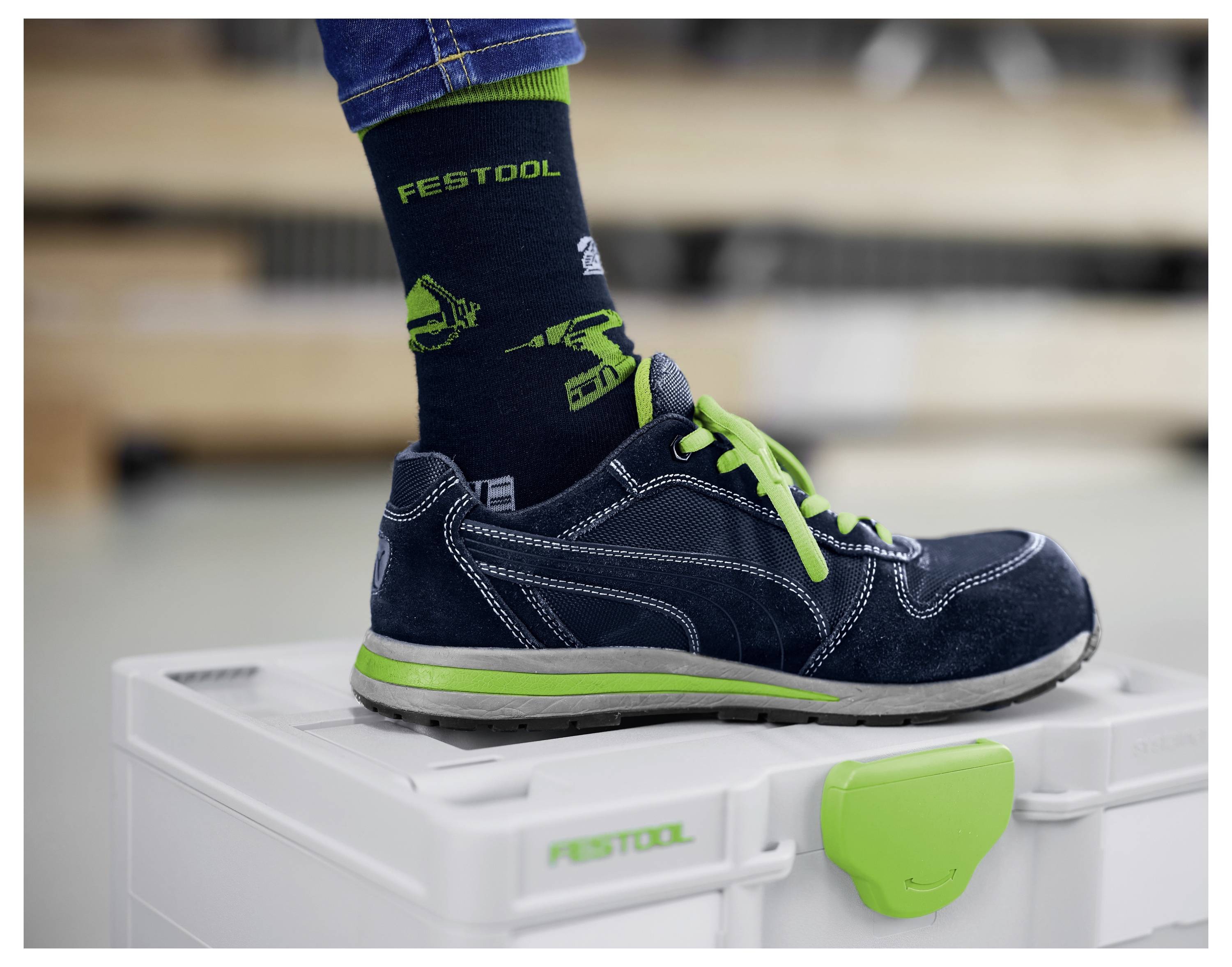 Festool 577314 SOKKEN SOCK-FT1-S Maat=S Donkerblauw-1