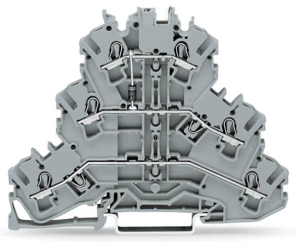 WAGO 2002-3211/1000-410 Klem 3-etages     50 stuk(s)
