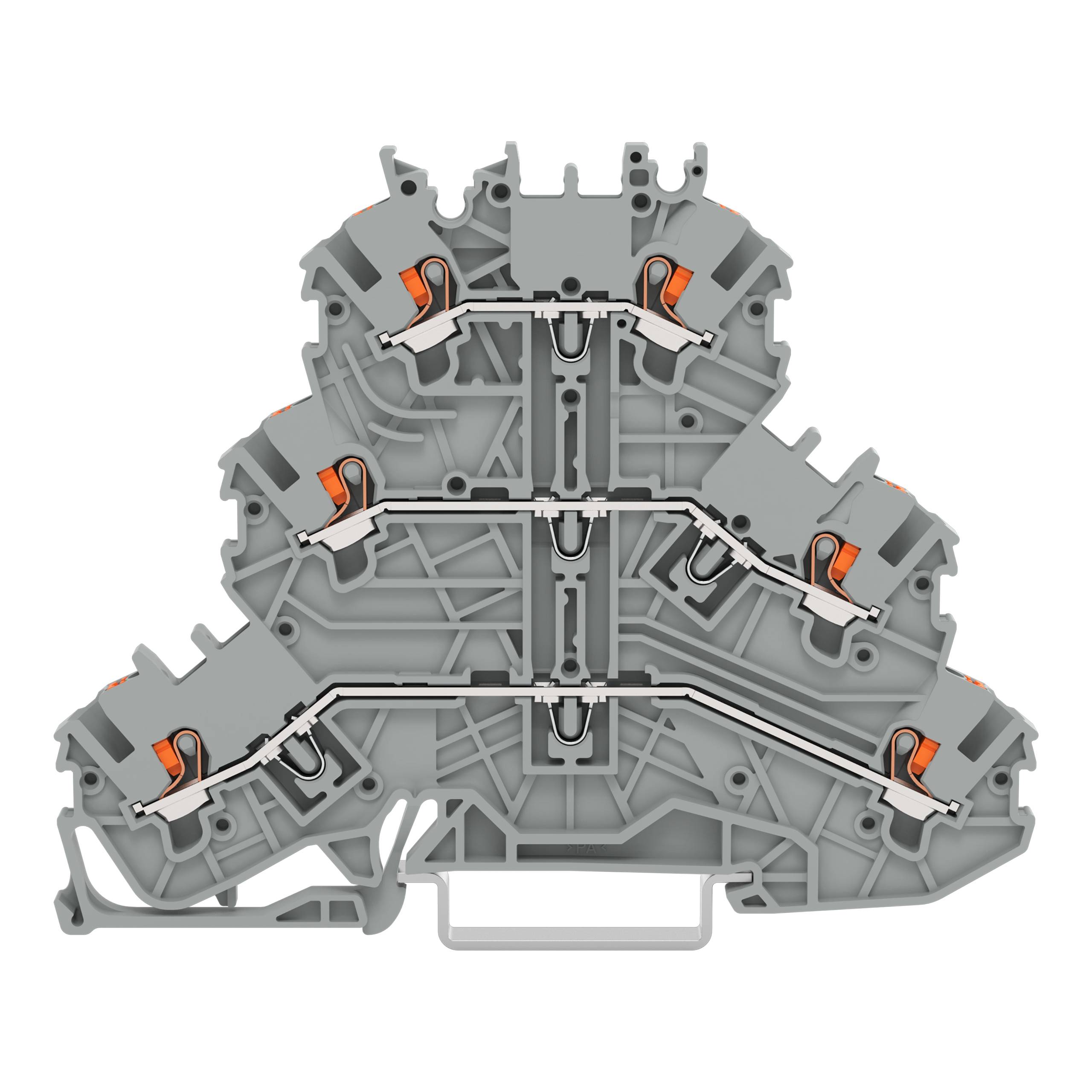 WAGO 2200-3201 Klem 3-etages Klem 40 stuk(s) Piece-0