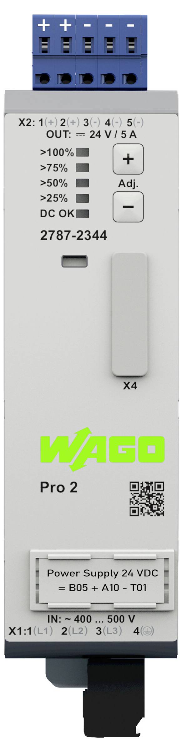 WAGO 2787-2344 Stroomvoorziening Inhoud 1 stuk(s)-1