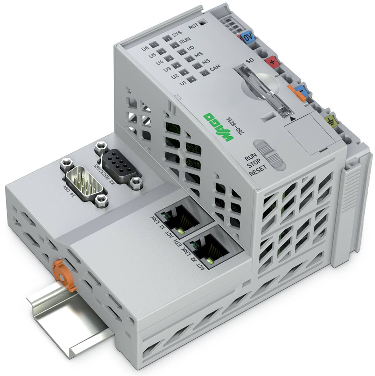 WAGO 750-8214 PLC-controller 750-8214 1 stuk(s)-0