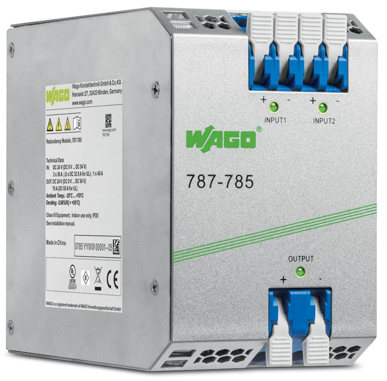WAGO 787-785/000-040 Redundantiemodule Inhoud 1 stuk(s)-0