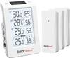 BaldrTherm B0598T4H4 Draadloze thermometer digitaal Wit