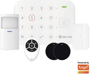 LKM security Kit, alarm, diefstalbeveiliging, draadloos, voor thuis, winkel, garage, camper met keuzeschijf GSM sirene draadloos