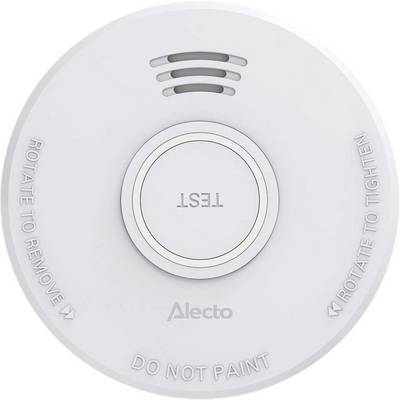 Alecto SD110 2X Rookmelder Set van 2 stuks werkt op batterijen (Ø x h) 101 mm x 36 mm-0