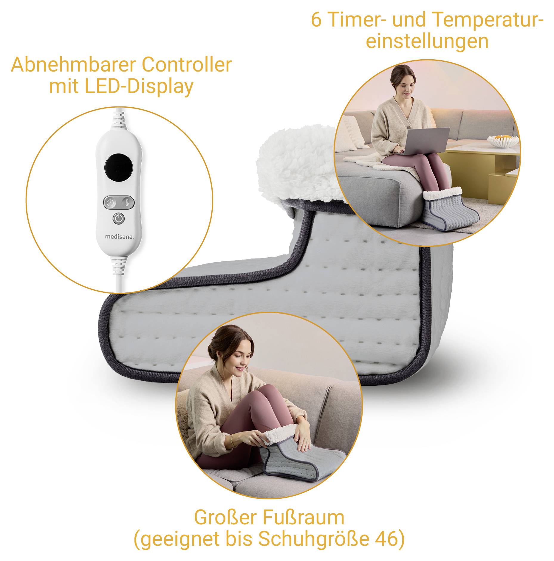 Medisana FW 120 Fußwärmer Voetenwarmer 100 W-2
