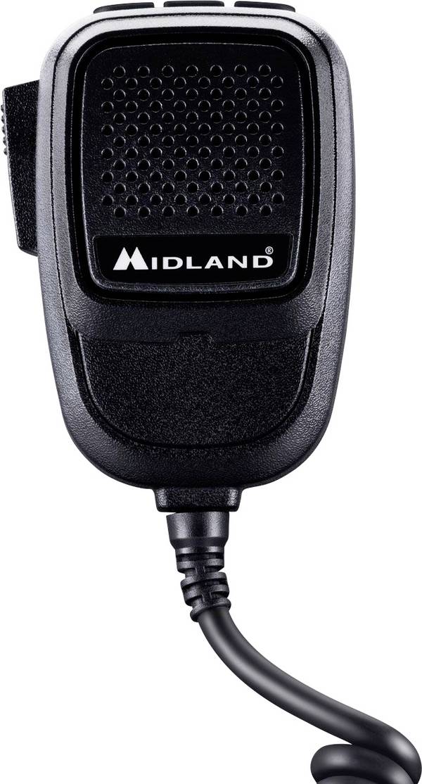 Hand Spraakmicrofoon Midland Midland CB Mikrofon Multi Pro - für 18/28/48/78 Zendmethode:Kabelgebonden Schakelaar