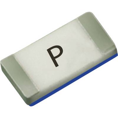 Een grote witte rechthoekige toets met een zwarte letter 'P' erop en grijze zijkanten, mogelijk onderdeel van een computertoetsenbord.