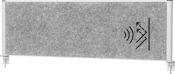 Maul 9751695 Tussenwand Vlies Donkergrijs, Zilver