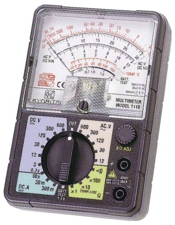 Kyoritsu KEW 1110 Multimeter  Analoog  CAT III 600 V
