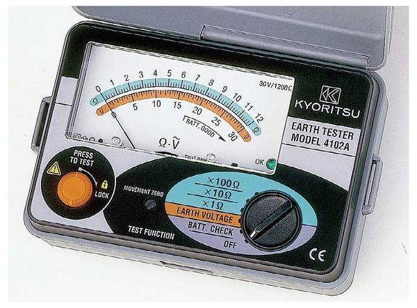 Kyoritsu KEW 4102A-H Aardingsmeter 100 MΩ (max)