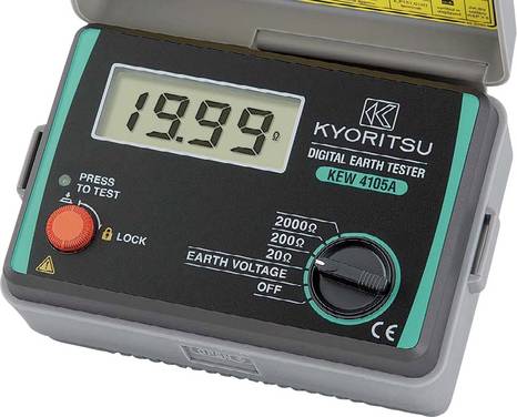 Kyoritsu KEW 4105A Aardingsmeter 5 MΩ (max)