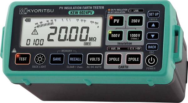 Kyoritsu KEW 6024PV Fotovoltaïsche meter