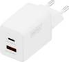 Digitus DA-10302 USB-oplader 45 W 1x USB-A, 1x USB-C Wit