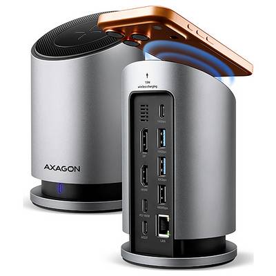 AXAGON USB-C dockingstation Incl. laadfunctie, USB-C Power Delivery-0
