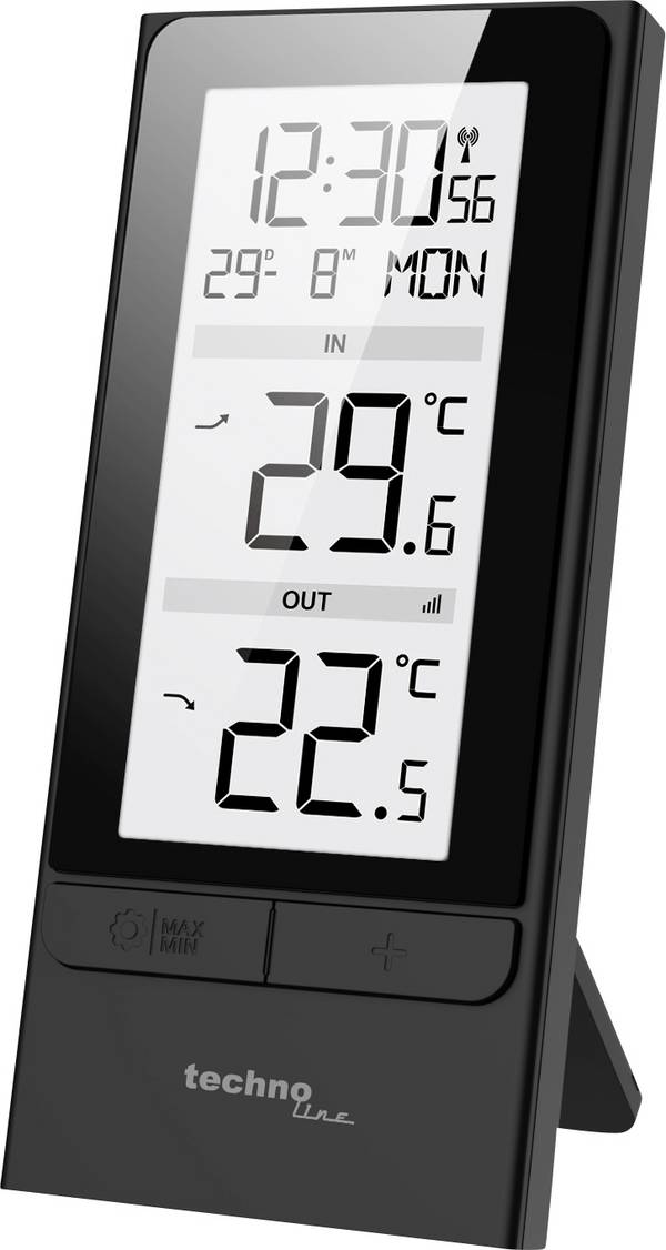 Techno Line WS9787 Draadloos weerstation Aantal sensoren max.: 1 stuk(s)