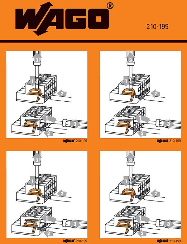 WAGO 210-493 Aanwijzingsbord       2000 stuk(s)