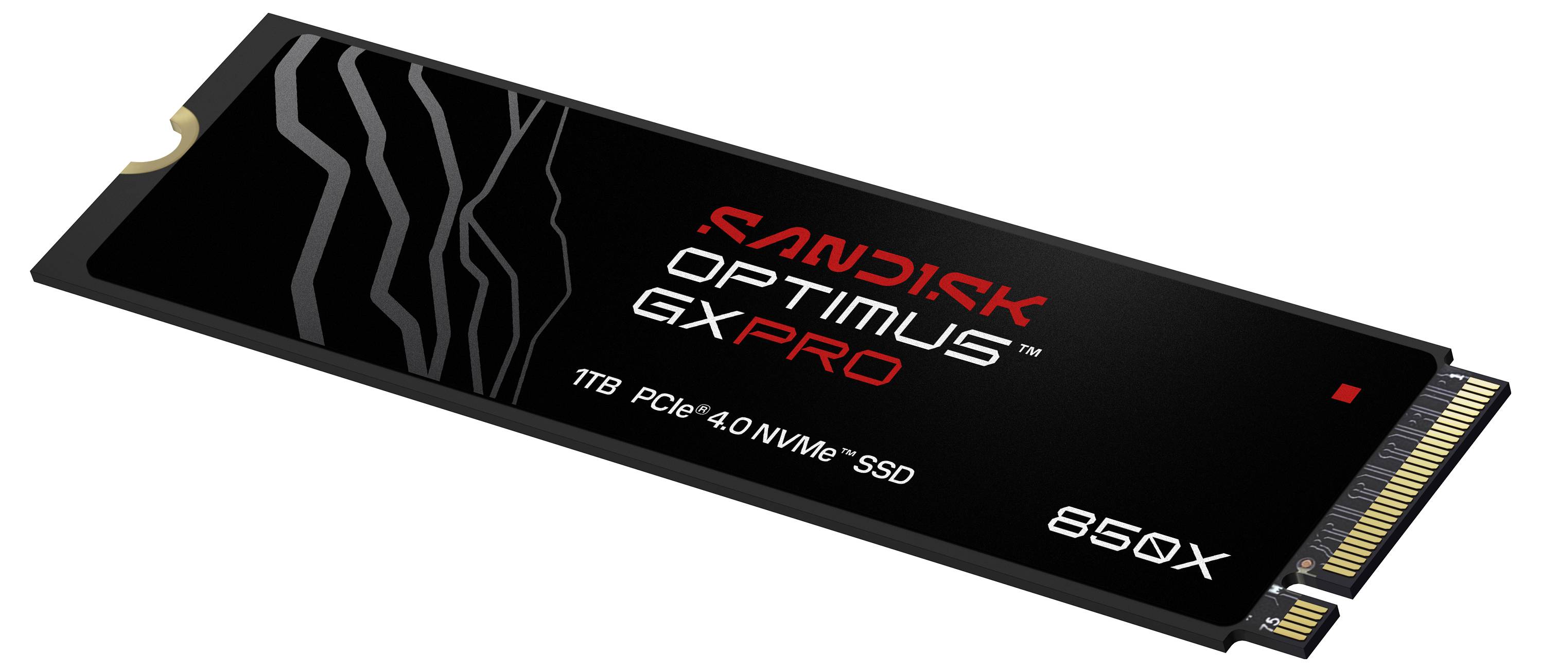 SanDisk Optimus GX PRO 850X 1 TB NVMe/PCIe M.2 SSD 2280 harde schijf PCIe 4.0 x4 Retail SDSP81100TAN-000E0-2