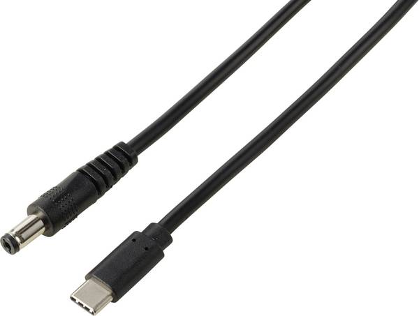 VOLTCRAFT USB-spanningsomvormer DC laagspanningsstekker 5,5 x 2,1 mm Black DC/DC omvormer, Met DC-adapter