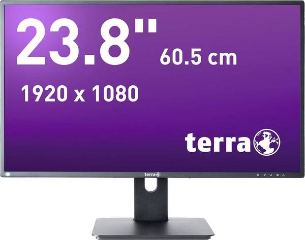 Terra  LCD-monitor  Energielabel E (A - G) 60.5 cm (23.8 inch) 1920 x 1080 Pixel 16:9 5 ms HDMI, DisplayPort, DVI, Hoofdtelefoonaansluiting IPS LCD