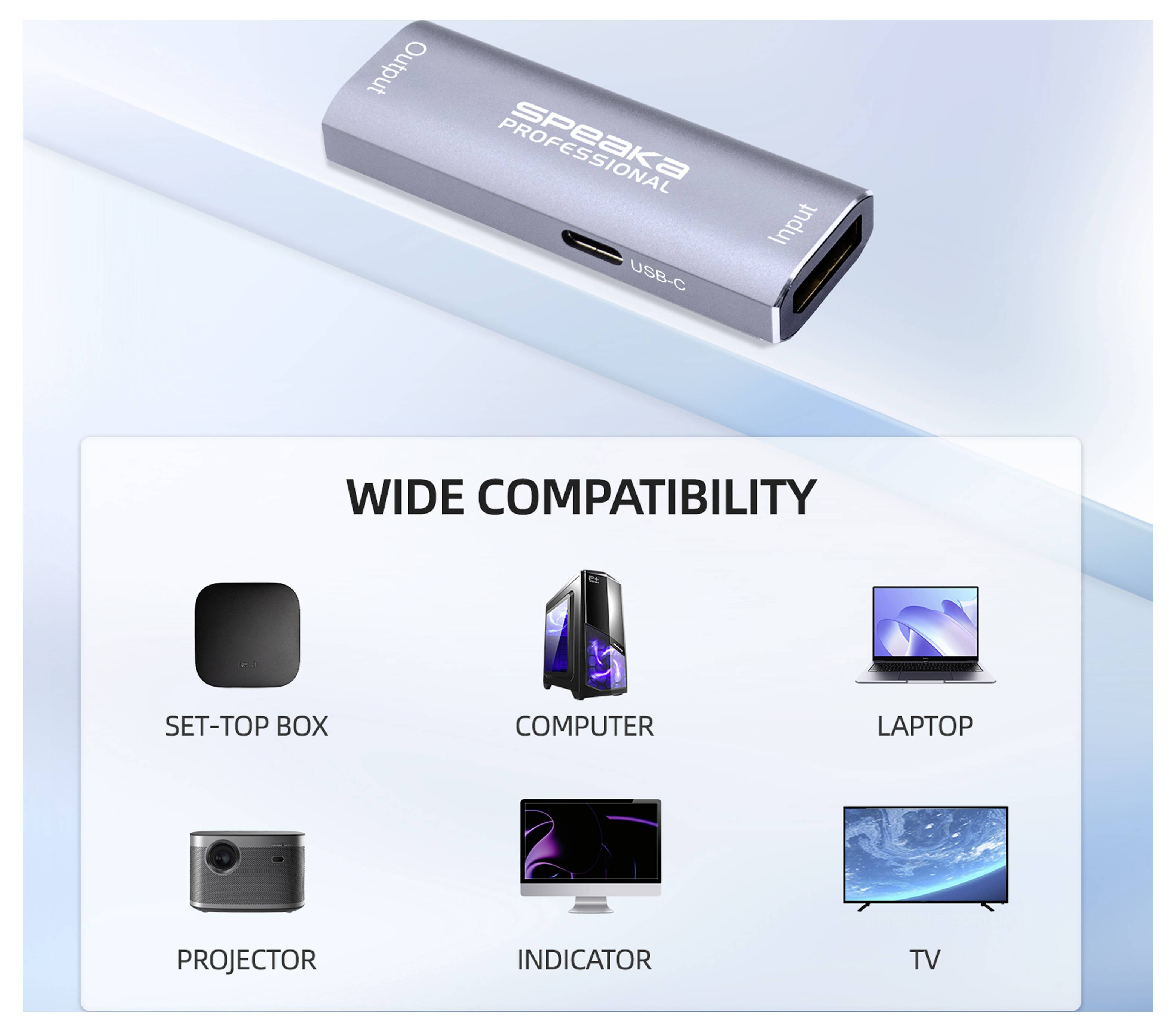 SpeaKa Professional SP-DPR8K DisplayPort 20 m-6
