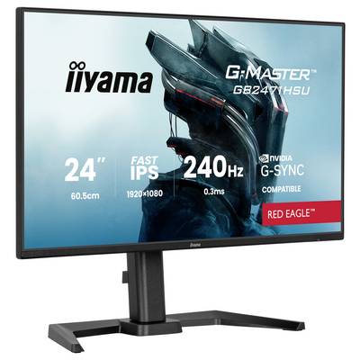 Een hoek van een computermoniterscherm toont specificaties '27 inch, 68,5 cm, 1920x1080' in witte tekst op een donker glanzend oppervlak.