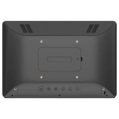 Een monitor die het 'iiyama'-logo in zwart op een lichte achtergrond weergeeft.