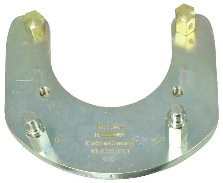 Gedore Automotive 2728389 KL-0029-111 oplegplaat, maat 1-0
