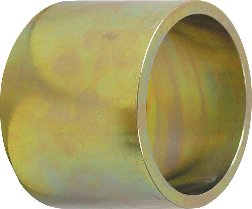 Een metalen cilindrische lager met een gladde, glanzende, bronzeachtige afwerking, gebruikt in mechanische of automotorische toepassingen.