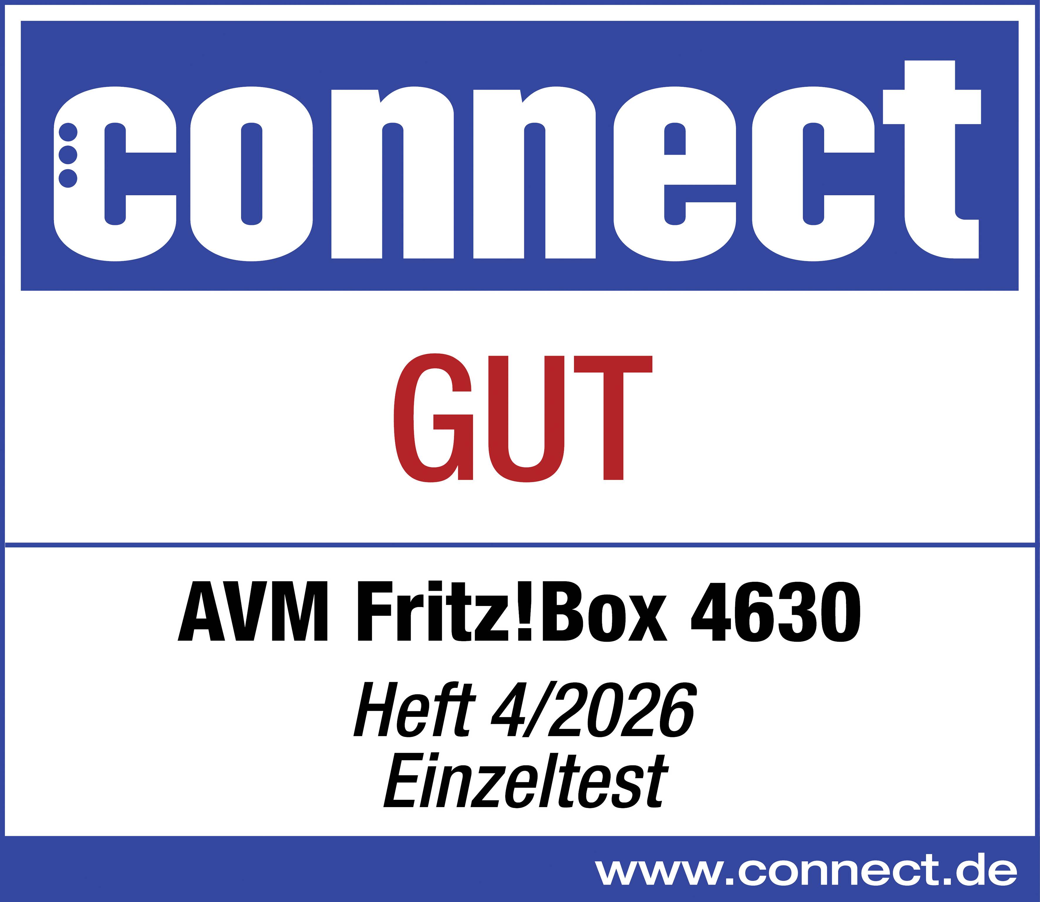 Bekroonde afbeelding voor FRITZ! Box 4630 WiFi-router met modem 2.4 GHz, 5 GHz 3568 MBit/s