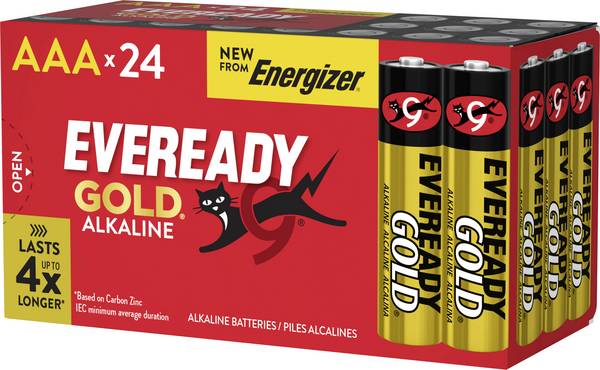 Eveready E304401100 AAA batterij (potlood) Alkaline 1.5 V 24 stuk(s)