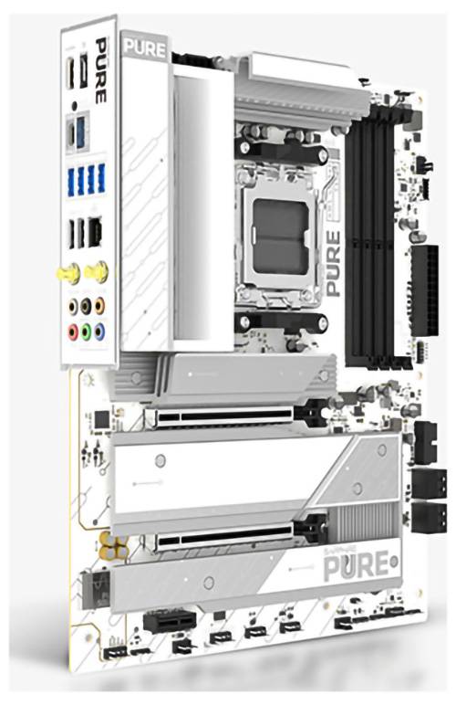 Sapphire NITRO+ X870EA Moederbord Socket AMD AM5 Vormfactor ATX Moederbord chipset AMD® X870-1